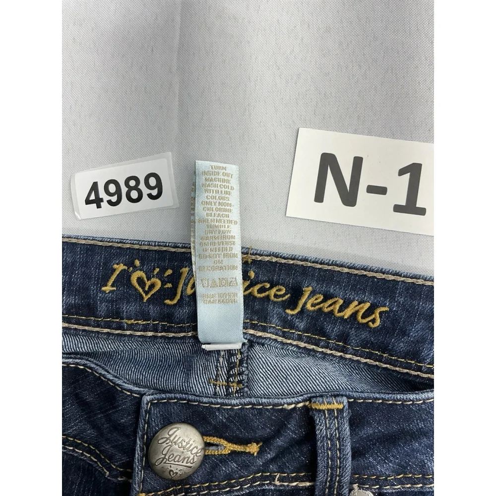 Girls Justice Jeans 14 R Blue Jeans